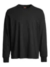 Parajumpers Logo-patch Long-sleeve T-shirt In Black