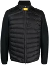 Parajumpers Logo-patch Padded Jacket In Black