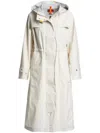 Parajumpers Logo-patch Parka In White