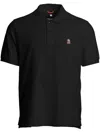 Parajumpers Logo-patch Polo Shirt In Black