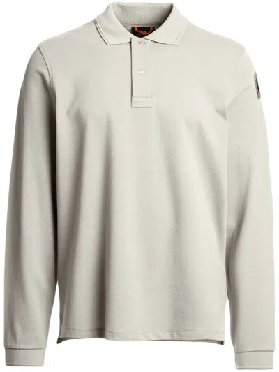 Parajumpers Logo-patch Polo Shirt In Neutrals