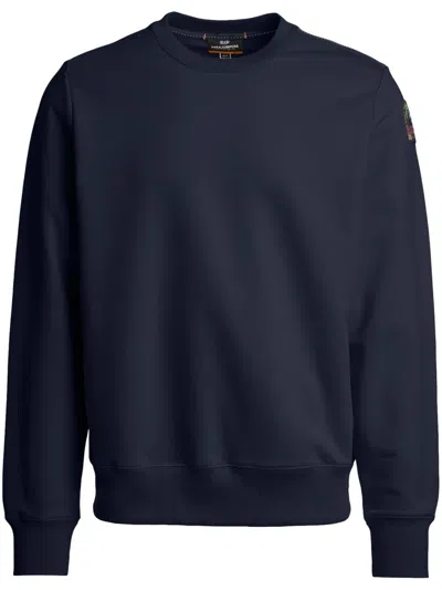 Parajumpers Logo-patch Sweatshirt In Blue