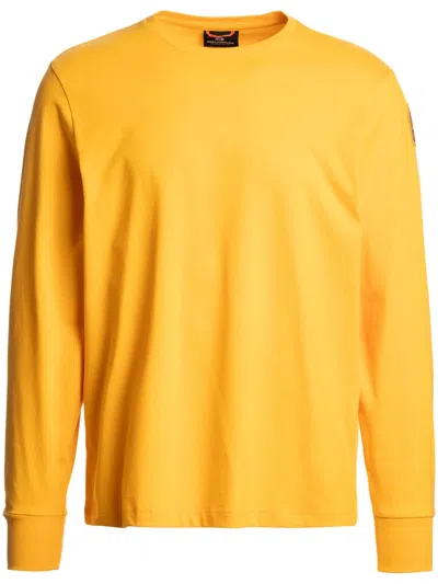 Parajumpers Logo-patch Sweatshirt In Yellow