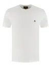 Parajumpers White Regular-fit T-shirt With Logo Patch