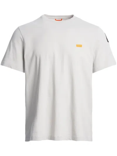 Parajumpers Logo-patch T-shirt In Grey
