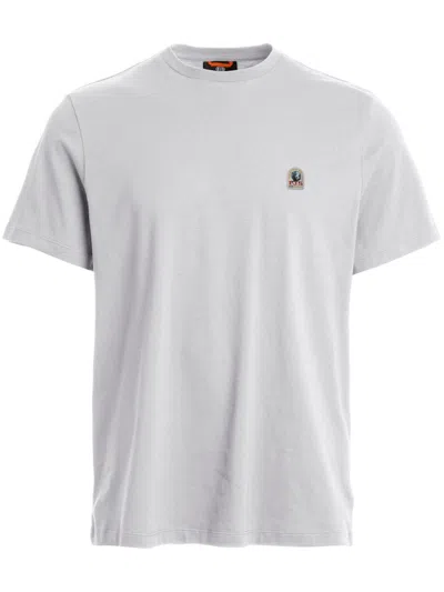 Parajumpers Logo-patch T-shirt In Ghiaccio