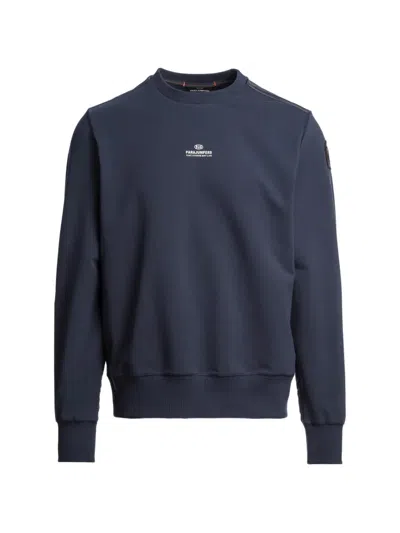 Parajumpers Logo-print Sweatshirt In Blue