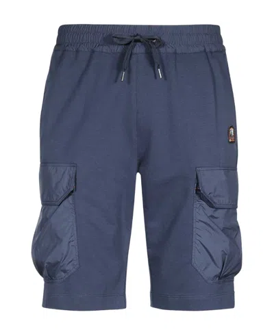 Parajumpers Logo Shorts In Blue