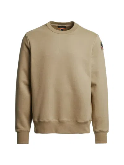 Parajumpers Logo-patch Crew-neck Sweatshirt In Neutral