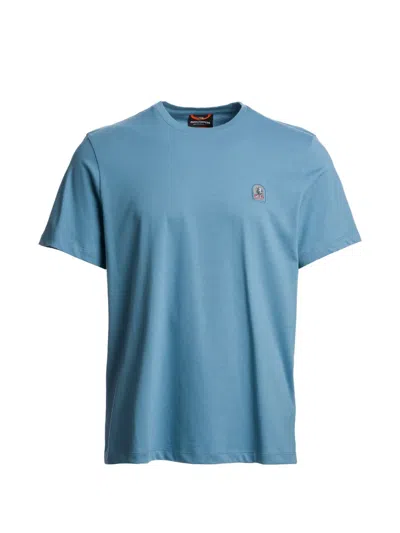 Parajumpers Logo-patch T-shirt In Blue