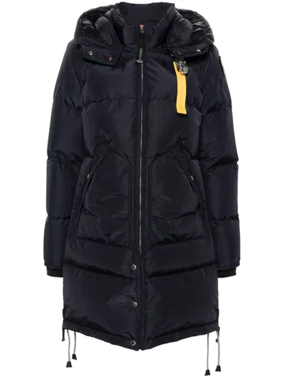 Parajumpers Long Bear Coat In Blue