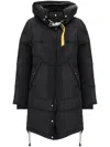 Parajumpers Long Bear Base Black Parka In Black