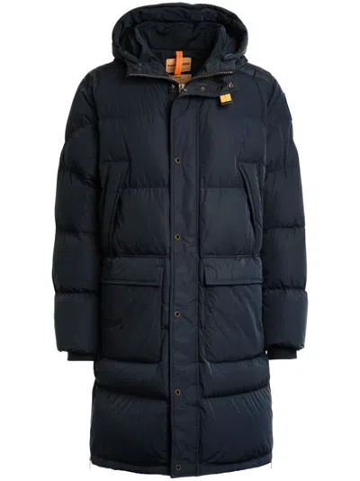 Parajumpers Long Bear Jacket In Blue