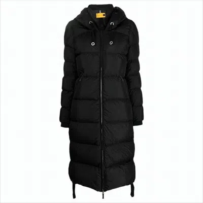 PARAJUMPERS LONG QUILTED PADDED COAT WITH HIGH COLLAR AND HOOD