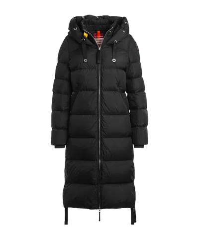 Parajumpers Long Quilted Zipper Cotton Suit In Black