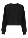 Parajumpers Elegant Cropped Sweater In Soft Material In Black