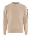 Parajumpers Long Sleeve Sweatshirt In Neutral