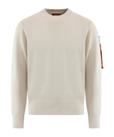 Parajumpers Basic Braw Crew-neck Sweater In Neutral