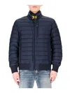 Parajumpers Navy Padded Ugo Down Jacket In Black
