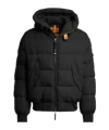 Parajumpers Wilmont Hooded Quilted Jacket In Black