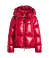 Parajumpers Logo-patch Puffer Jacket In Red