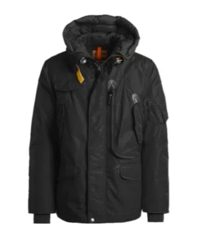 Parajumpers Long-sleeved Down Jacket In Black