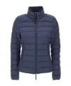 Parajumpers Long-sleeved Down Jacket With Standing Collar In Blue
