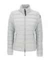 Parajumpers Long-sleeved Down Jacket With Standing Collar In White