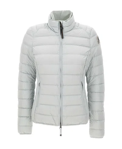 Parajumpers Long-sleeved Down Jacket With Standing Collar In White