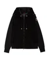 Parajumpers Long-sleeved Hooded Coat In Black