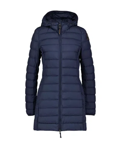 Parajumpers Long-sleeved Hooded Down Jacket In Blue