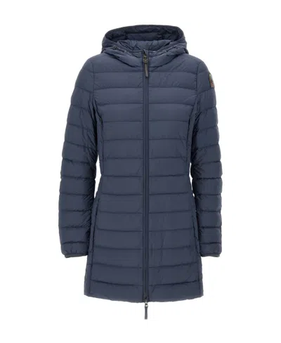 Parajumpers Long-sleeved Hooded Down Jacket In Blue