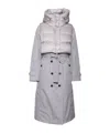 Parajumpers Dawn - Woman Hooded Down Coat In Gray
