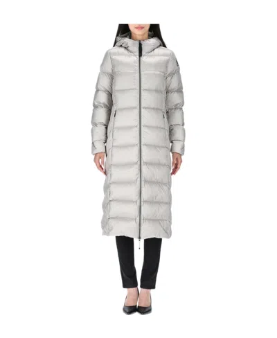 Parajumpers Long-sleeved Hooded Down Jacket In White