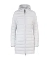 Parajumpers Long-sleeved Hooded Down Jacket In White