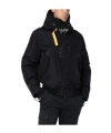 Parajumpers Black Orange Lining Bomber Jacket In Black