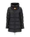 Parajumpers Long-sleeved Zipper Down Jacket In Black