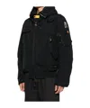 Parajumpers Hooded Multi-pocket Jacket In Black