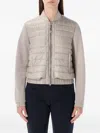 Parajumpers Loretta Quilted Zip-up Jacket In Gray