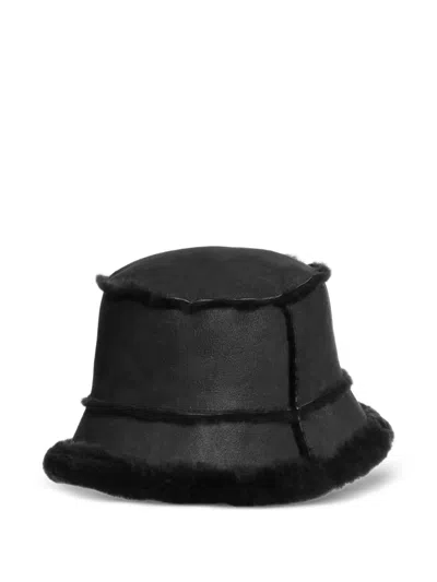Parajumpers Lyllis Shearling Bucket Hat In Black