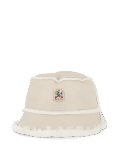 Parajumpers Lyllis Shearling Bucket Hat In Neutrals