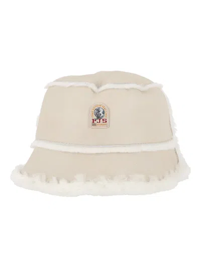 Parajumpers Lyllis Shearling Hat In White