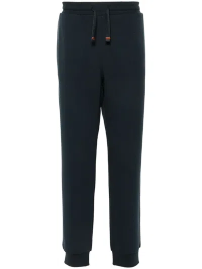 Parajumpers Makalu Logo-appliqué Tapered Trousers In Blue