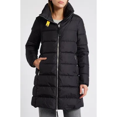 Parajumpers Malandra Down Puffer Coat In Black