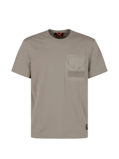 Parajumpers Malham Chest Pocket T-shirt In Gray