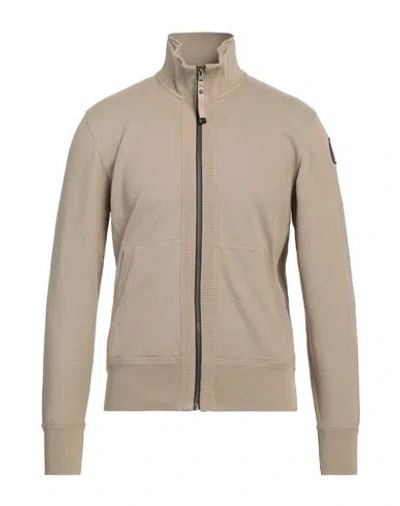 Parajumpers Man Cardigan Sand Size L Cotton In Beige