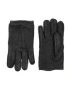 Parajumpers Man Gloves Black Size L Sheepskin In Black