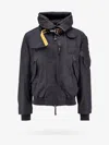 Parajumpers Men Nylon Jacket With Removable Padding In Gray