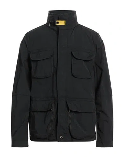 Parajumpers Man Jacket Black Size Xxl Cotton, Polyamide, Rubber