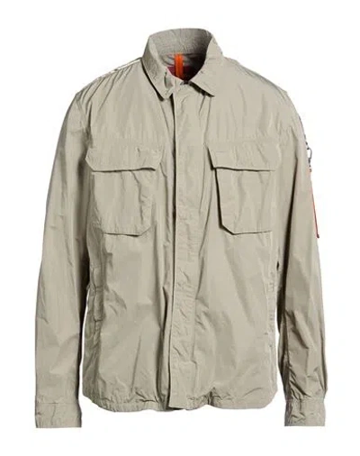 Parajumpers Man Jacket Green Size L Polyamide In Gray